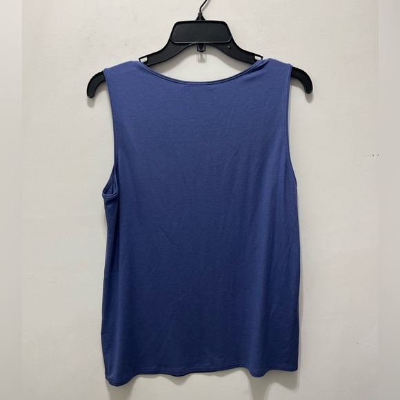 NWT Eileen Fisher Viscose Jersey Blang Jewel Neck Shell Top Size M - Picture 4 of 7